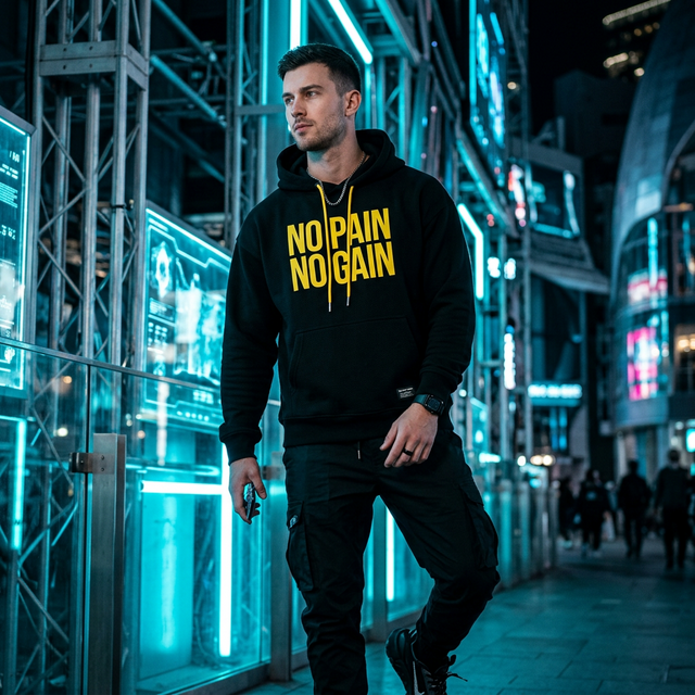 NO PAIN NO GAIN Pulóver